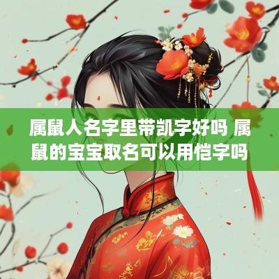 属鼠人名字里带凯字好吗 属鼠的宝宝取名可以用恺字吗
