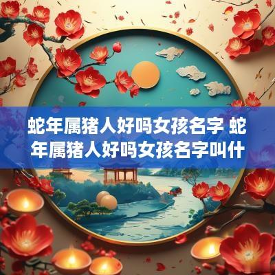 蛇年属猪人好吗女孩名字 蛇年属猪人好吗女孩名字叫什么