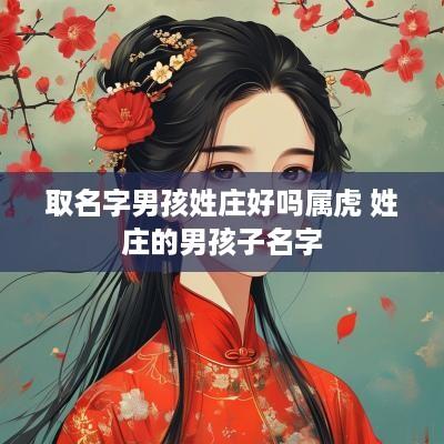 取名字男孩姓庄好吗属虎 姓庄的男孩子名字