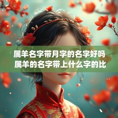 属羊名字带月字的名字好吗 属羊的名字带上什么字的比较好