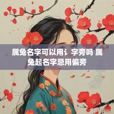 属兔名字可以用讠字旁吗 属兔起名字忌用偏旁