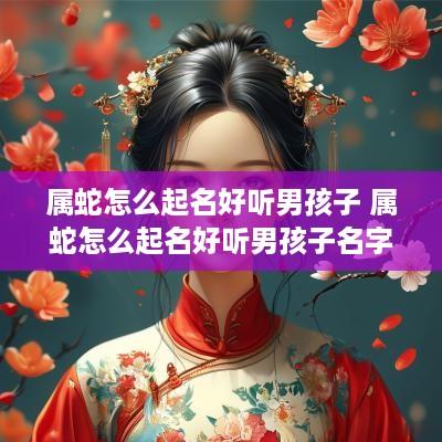 属蛇怎么起名好听男孩子 属蛇怎么起名好听男孩子名字