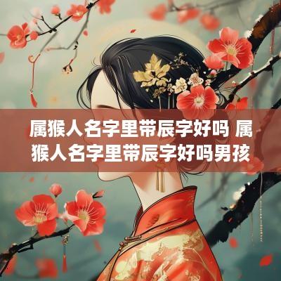 属猴人名字里带辰字好吗 属猴人名字里带辰字好吗男孩