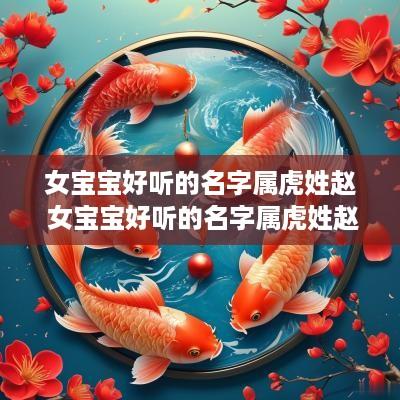 女宝宝好听的名字属虎姓赵 女宝宝好听的名字属虎姓赵怎么取