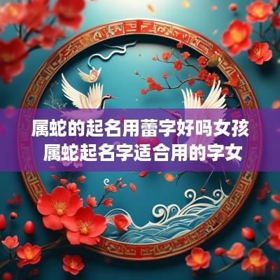 属蛇的起名用蕾字好吗女孩 属蛇起名字适合用的字女