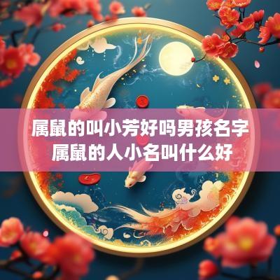 属鼠的叫小芳好吗男孩名字 属鼠的人小名叫什么好