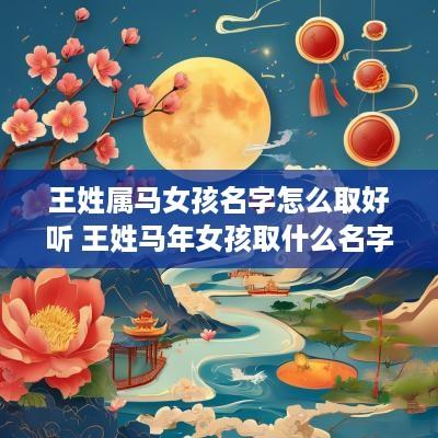 王姓属马女孩名字怎么取好听 王姓马年女孩取什么名字好