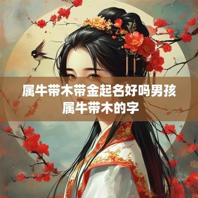 属牛带木带金起名好吗男孩 属牛带木的字