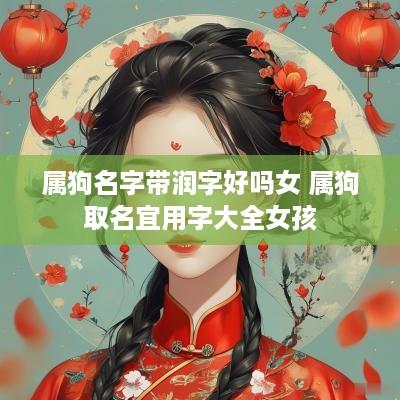属狗名字带润字好吗女 属狗取名宜用字大全女孩