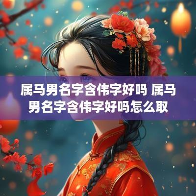 属马男名字含伟字好吗 属马男名字含伟字好吗怎么取