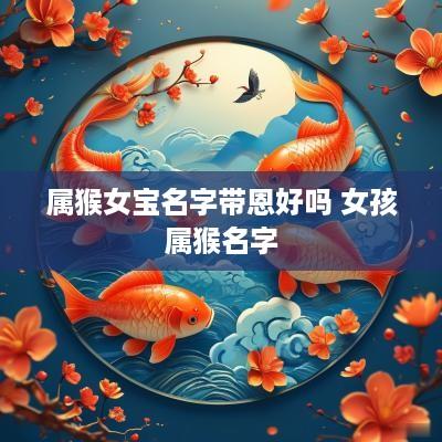 属猴女宝名字带恩好吗 女孩属猴名字