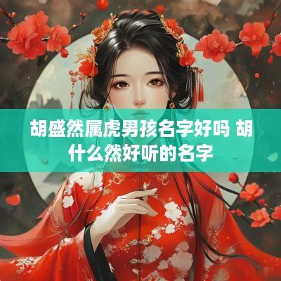胡盛然属虎男孩名字好吗 胡什么然好听的名字