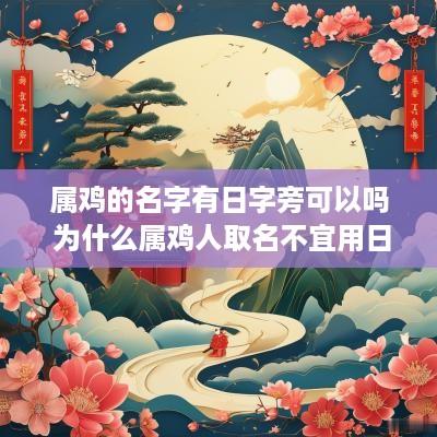 属鸡的名字有日字旁可以吗 为什么属鸡人取名不宜用日字