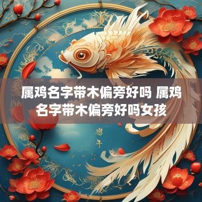 属鸡名字带木偏旁好吗 属鸡名字带木偏旁好吗女孩