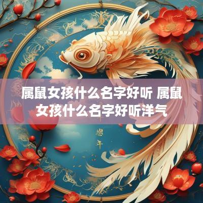 属鼠女孩什么名字好听 属鼠女孩什么名字好听洋气