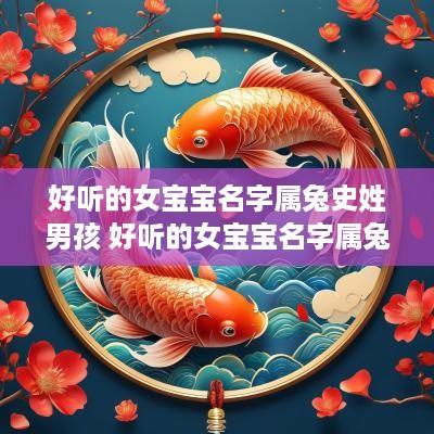 好听的女宝宝名字属兔史姓男孩 好听的女宝宝名字属兔史姓男孩