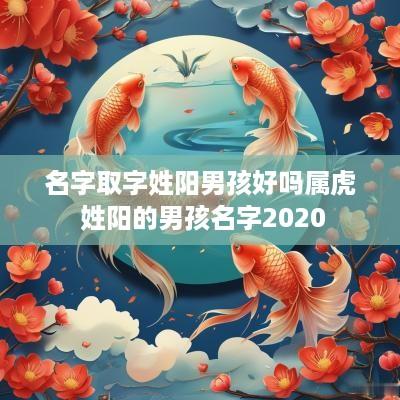 名字取字姓阳男孩好吗属虎 姓阳的男孩名字2025