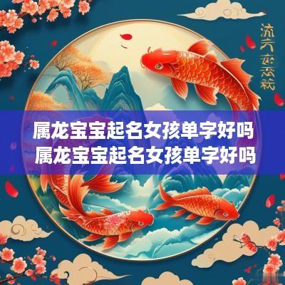 属龙宝宝起名女孩单字好吗 属龙宝宝起名女孩单字好吗还是双字
