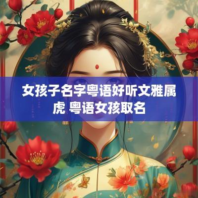 女孩子名字粤语好听文雅属虎 粤语女孩取名