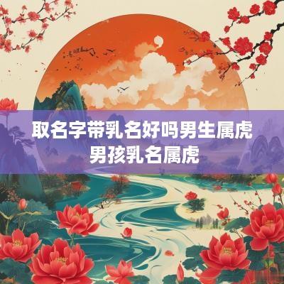 取名字带乳名好吗男生属虎 男孩乳名属虎