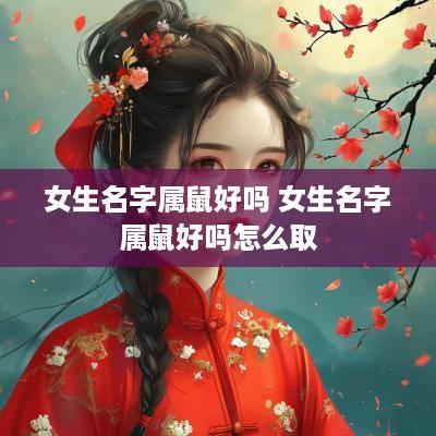 女生名字属鼠好吗 女生名字属鼠好吗怎么取
