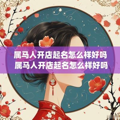 属马人开店起名怎么样好吗 属马人开店起名怎么样好吗女孩