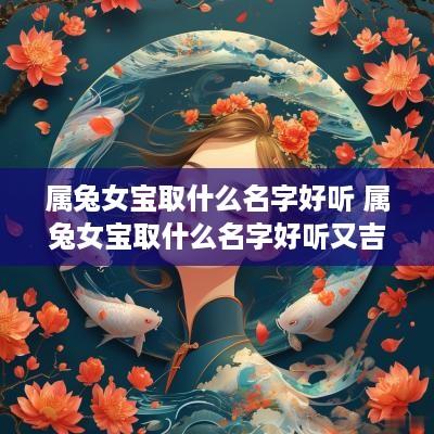 属兔女宝取什么名字好听 属兔女宝取什么名字好听又吉祥