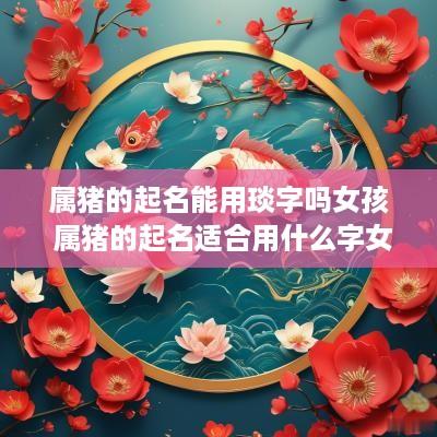 属猪的起名能用琰字吗女孩 属猪的起名适合用什么字女孩