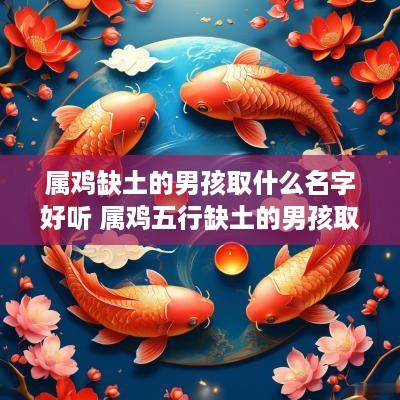 属鸡缺土的男孩取什么名字好听 属鸡五行缺土的男孩取名宝典