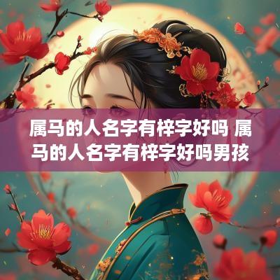 属马的人名字有梓字好吗 属马的人名字有梓字好吗男孩