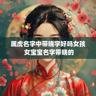 属虎名字中带晓字好吗女孩 女宝宝名字带晓的