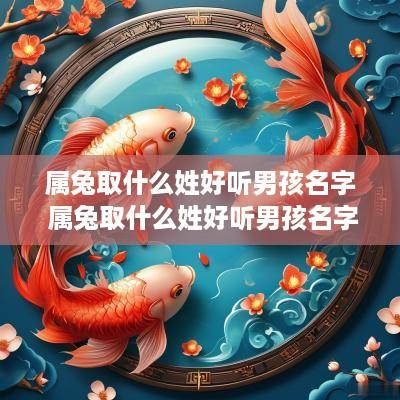 属兔取什么姓好听男孩名字 属兔取什么姓好听男孩名字大全