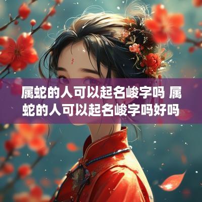 属蛇的人可以起名峻字吗 属蛇的人可以起名峻字吗好吗