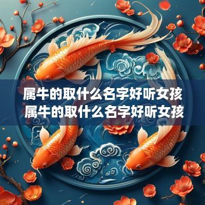 属牛的取什么名字好听女孩 属牛的取什么名字好听女孩子