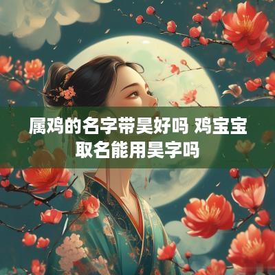 属鸡的名字带昊好吗 鸡宝宝取名能用昊字吗