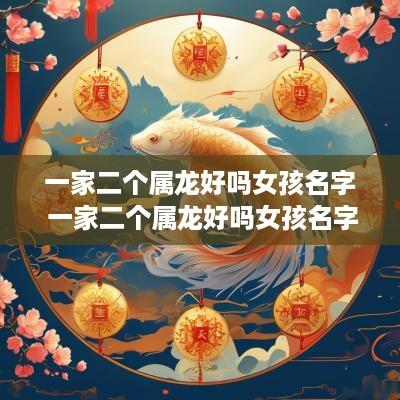 一家二个属龙好吗女孩名字 一家二个属龙好吗女孩名字怎么取