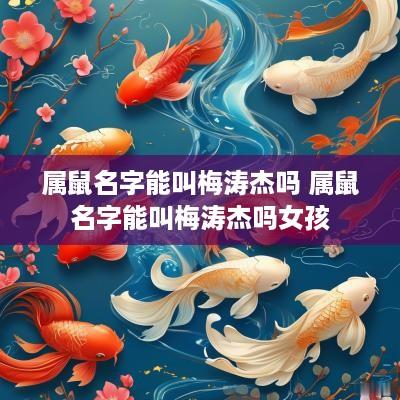 属鼠名字能叫梅涛杰吗 属鼠名字能叫梅涛杰吗女孩