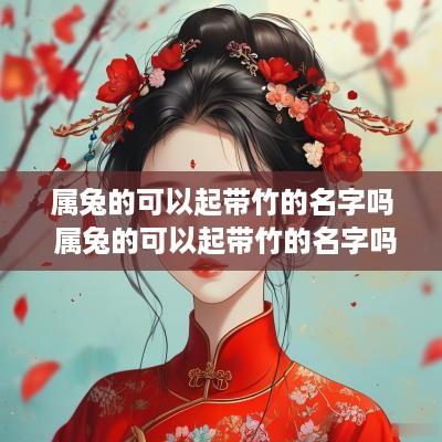 属兔的可以起带竹的名字吗 属兔的可以起带竹的名字吗女孩