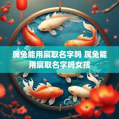 属兔能用宸取名字吗 属兔能用宸取名字吗女孩