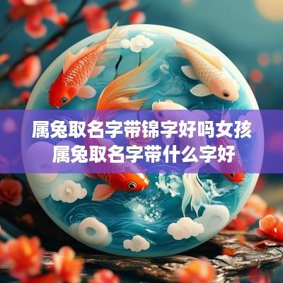 属兔取名字带锦字好吗女孩 属兔取名字带什么字好