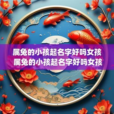 属兔的小孩起名字好吗女孩 属兔的小孩起名字好吗女孩怎么取