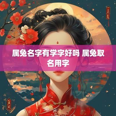 属兔名字有学字好吗 属兔取名用字