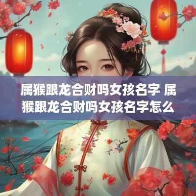 属猴跟龙合财吗女孩名字 属猴跟龙合财吗女孩名字怎么取