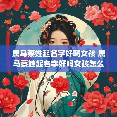 属马蔡姓起名字好吗女孩 属马蔡姓起名字好吗女孩怎么取