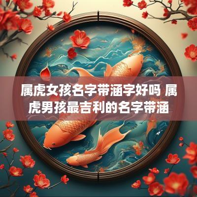 属虎女孩名字带涵字好吗 属虎男孩最吉利的名字带涵