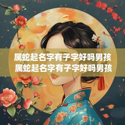 属蛇起名字有子字好吗男孩 属蛇起名字有子字好吗男孩怎么取