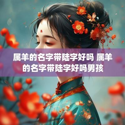 属羊的名字带陆字好吗 属羊的名字带陆字好吗男孩