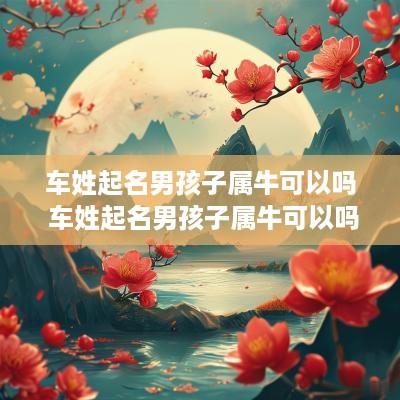车姓起名男孩子属牛可以吗 车姓起名男孩子属牛可以吗怎么取名