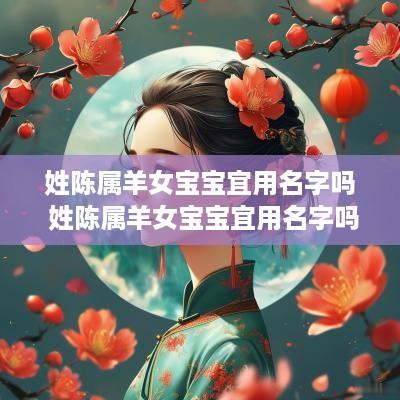 姓陈属羊女宝宝宜用名字吗 姓陈属羊女宝宝宜用名字吗