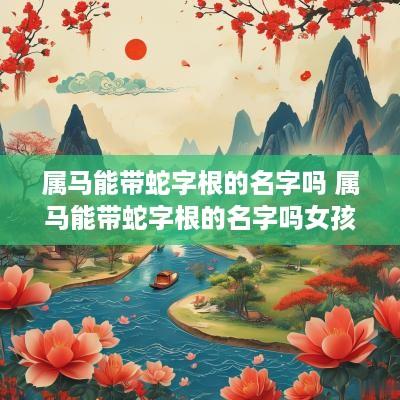 属马能带蛇字根的名字吗 属马能带蛇字根的名字吗女孩